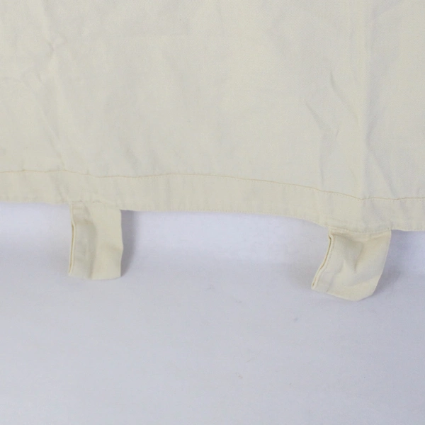 Room Essentials Ivory Cotton Rod Pocket Half-Curtain Single Panel 42" x 32"