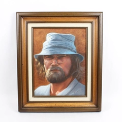 Framed Portrait "The Doctor" by Marjorie Albano Oil Canvas 20x17 Mitchell Bush