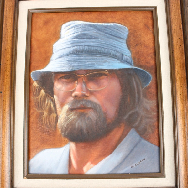 Framed Portrait "The Doctor" by Marjorie Albano Oil Canvas 20x17 Mitchell Bush