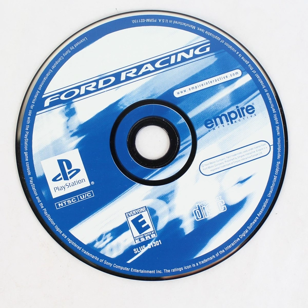 Ford Racing Sony PlayStation 1 2001 Untested