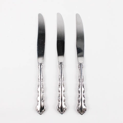 Lot of 3 Oneida Mozart Deluxe Stainless Glossy Hollow Knives
