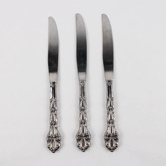Lot of 3 Oneida Community Stainless Steel Chandelier Hollow Knives