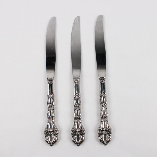 Lot of 3 Oneida Community Stainless Steel Chandelier Hollow Knives