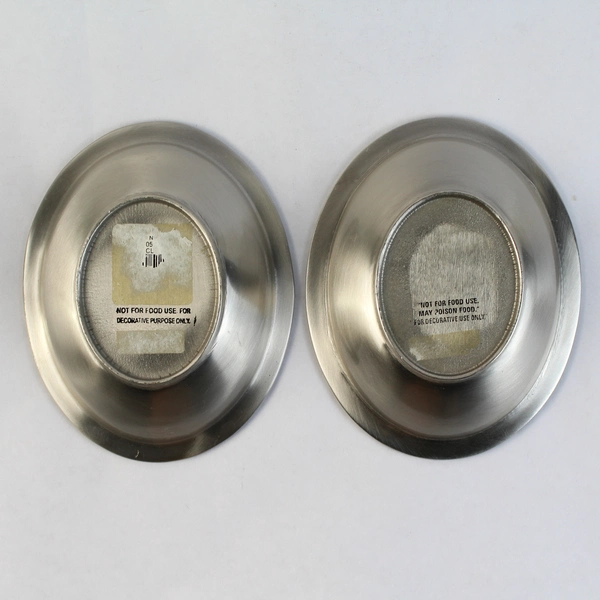 Set of 3 Metal/Pewter 1 Toothbrush Holder 2 Soap Dish Target