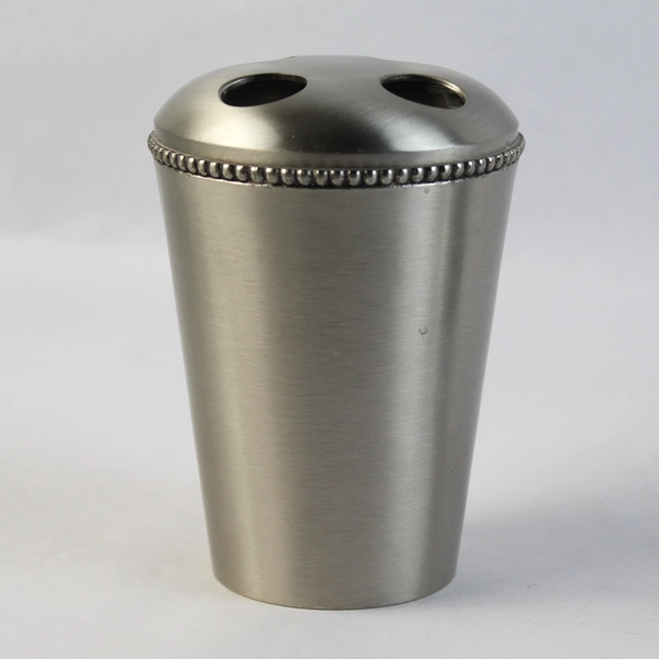 Set of 3 Metal/Pewter 1 Toothbrush Holder 2 Soap Dish Target