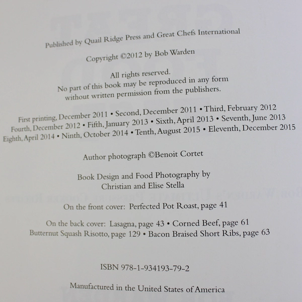 Best of the Best Presents Great Food Fast Bob Warden Christian Stella 2015 PB