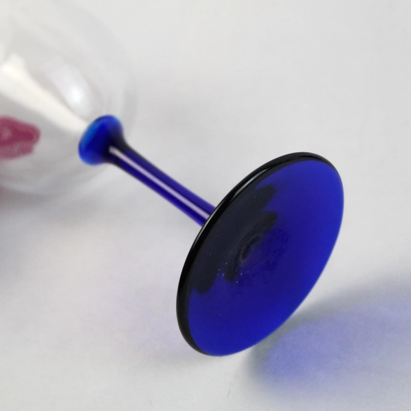 Set Of 3 Groovin with Garten Wine Glasses Adverting Garten Recycling