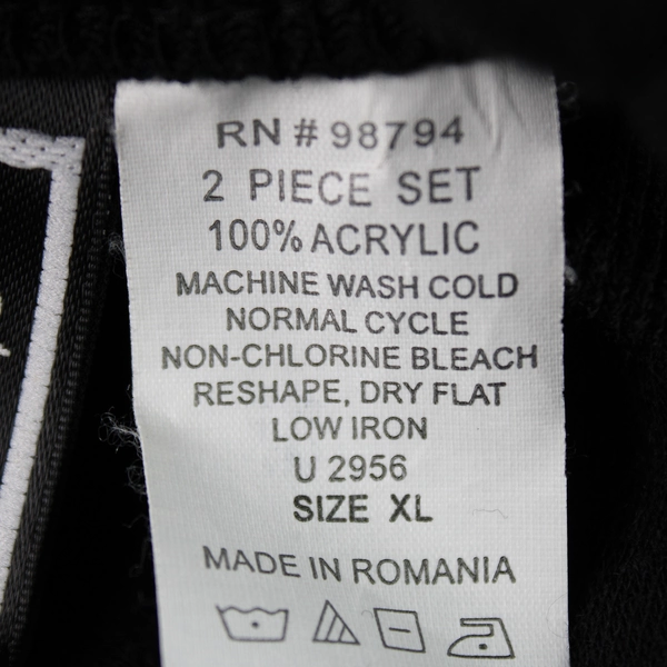 Lennie New York LNY Black Acrylic Knit Midi Dress Women's Size XL