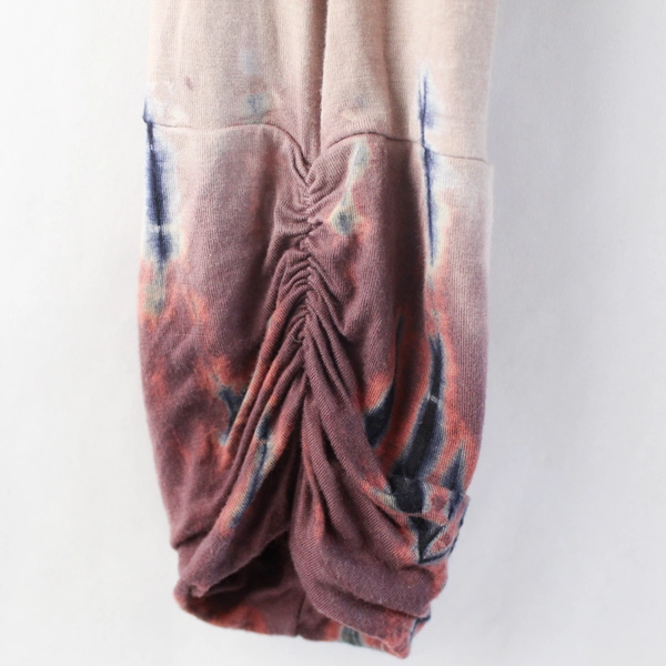 Unbranded Brown Blue and Taupe Tie Dye Shirt Women's Size Large