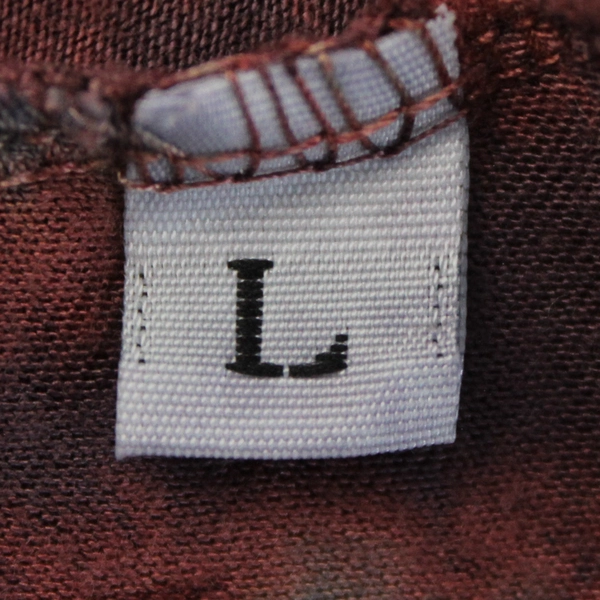 Unbranded Brown Blue and Taupe Tie Dye Shirt Women's Size Large