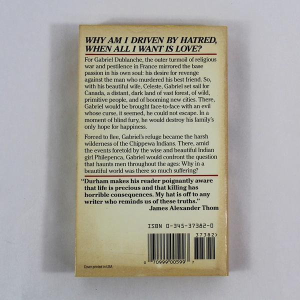 The Last Exile by Charles Durham 1989 Paperback Novel - Good Condition