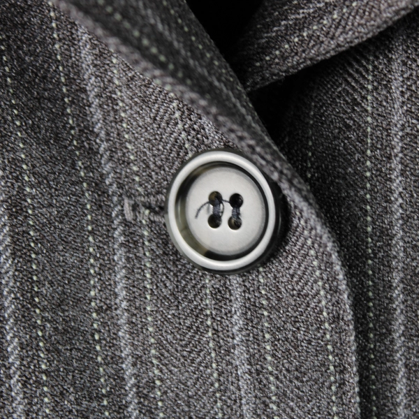 Alfred Dunner Gray Striped Suit Jacket Women's Size 12