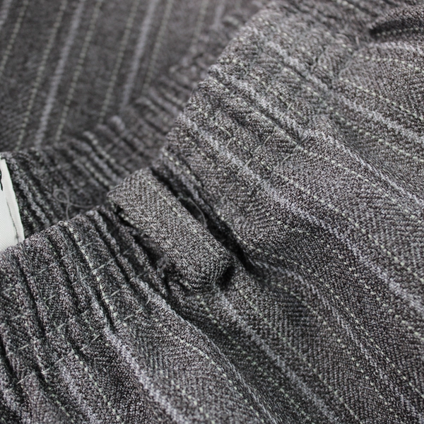 Alfred Dunner Gray Striped Pull On Dress Pants Women's Size 14 Petite