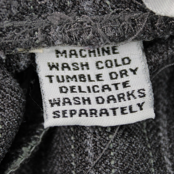 Alfred Dunner Gray Striped Pull On Dress Pants Women's Size 14 Petite