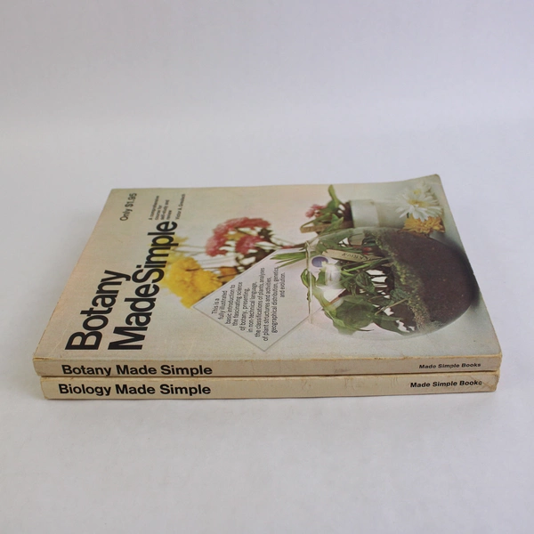 Lot of 2 Made Simple Books Biology & Botany Paperback Vintage Educational