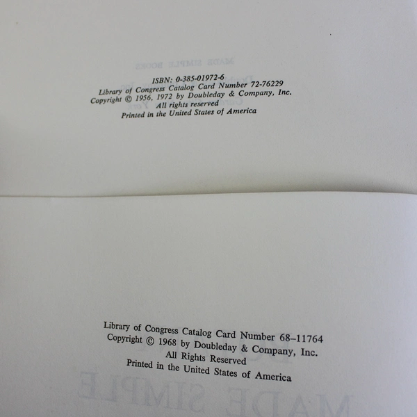 Lot of 2 Made Simple Books Biology & Botany Paperback Vintage Educational