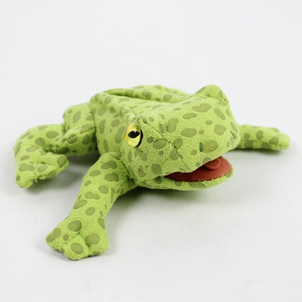 Lot of 3 Green Frog Stuffed Animals Small and Medium