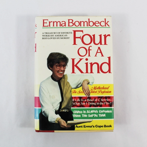 Erma Bombeck Four of a Kind Humor Book 1985 HC - Good Condition