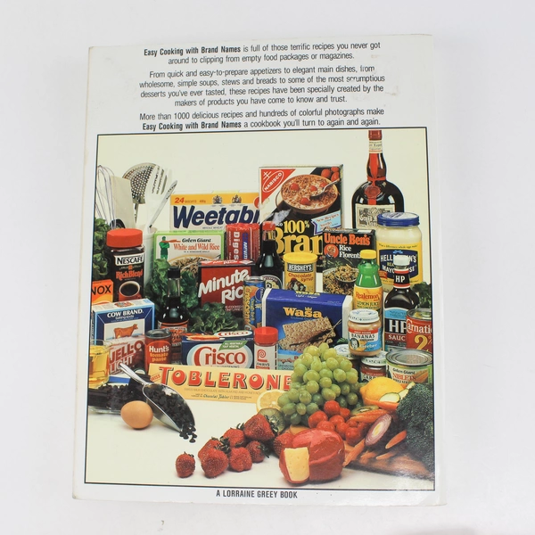 Easy Cooking with Brand Names by Lorraine Greey 1987 Paperback