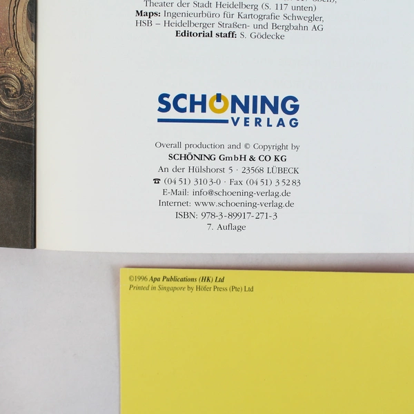 Lot of 2 Switzerland and Heidelberg Germany Travel Guide Paperback Books