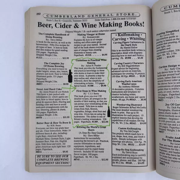 Cumberland General Store Catalog 1986 Paperback