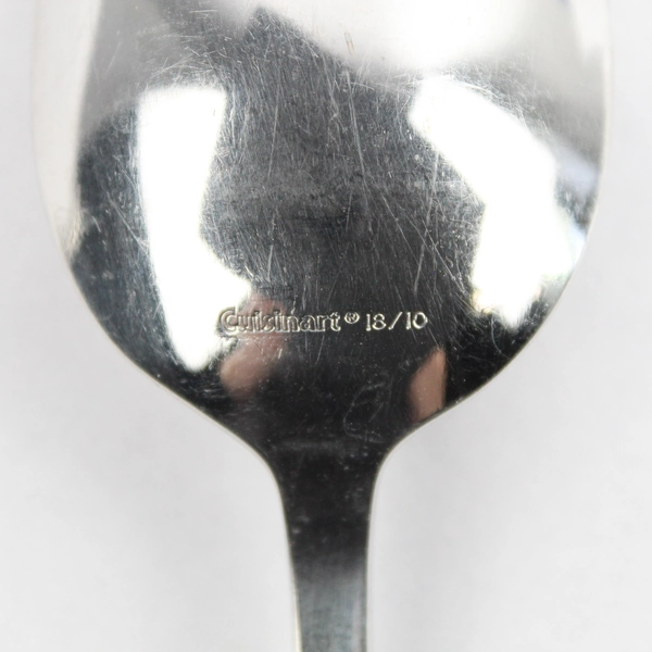 Lot of 5 Cuisinart Place Oval Spoons, Annapolis 18/10 Stainless Steel 8 1/8"