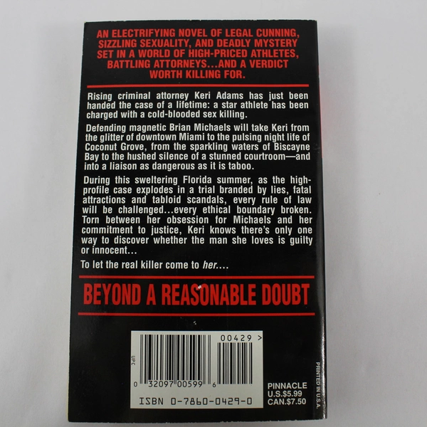 Beyond a Reasonable Doubt by Toby Marlowe 1997 Kensington Paperback