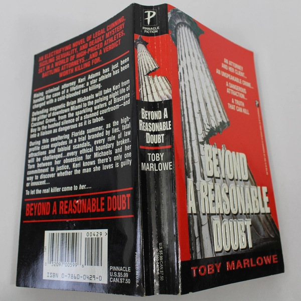 Beyond a Reasonable Doubt by Toby Marlowe 1997 Kensington Paperback