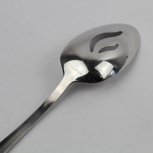 Lot of 2 Cuisinart Slotted Serving Spoons, Annapolis 18/10 Stainless 8 7/8"