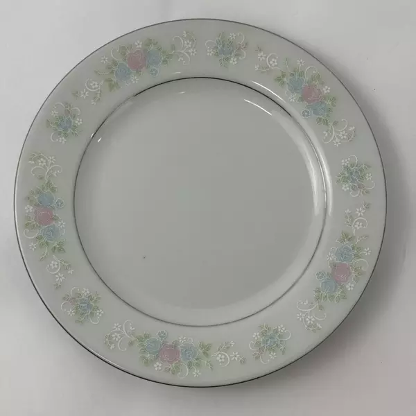 Set of 3 Prestige China Garden 7 Inch Bread Plates Fine China Dinnerware