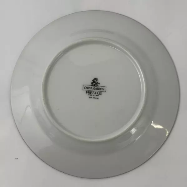 Set of 3 Prestige China Garden 7 Inch Bread Plates Fine China Dinnerware