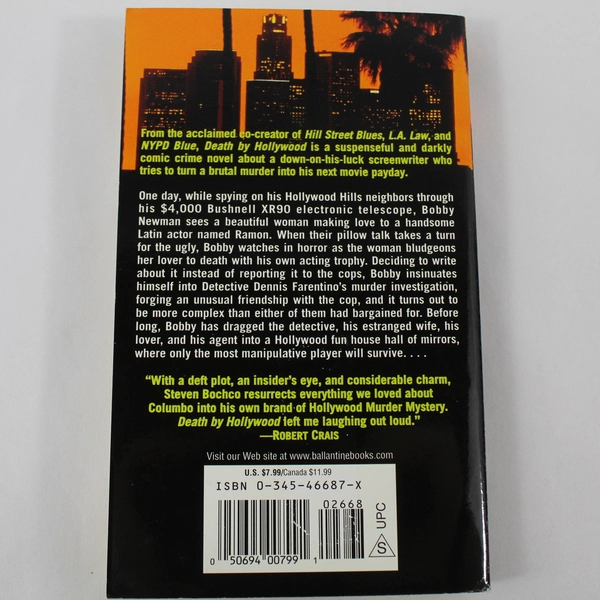 Death by Hollywood by Steven Bochco 2004 Paperback - Pre-owned Mystery Novel