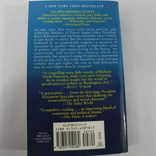 Balance of Power by Richard North Patterson 2004 Paperback - Pre-Owned