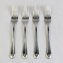 Lot Of 4 Argent Orfèvres Satin (Stainless) Regular Forks