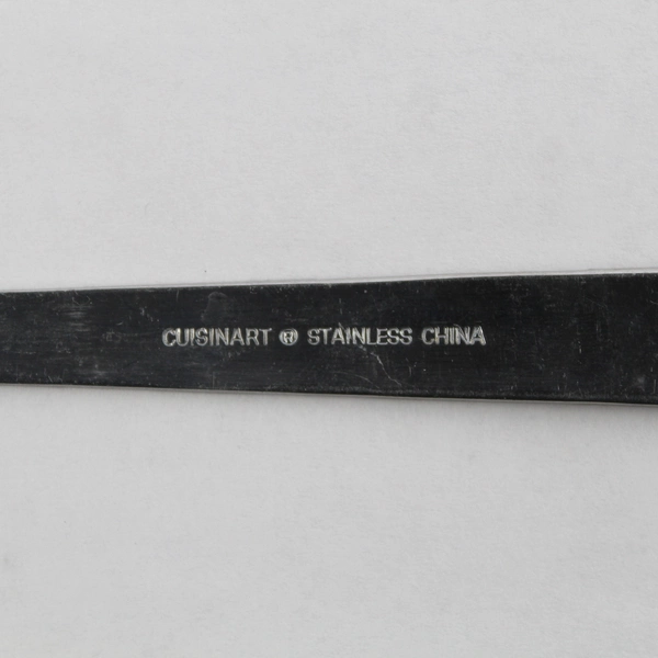 5-Piece Set Cuisinart Unity Frost Flatware, Stainless Steel