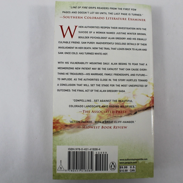 Line of Fire by Stephen White 2013 Penguin Paperback Good Condition