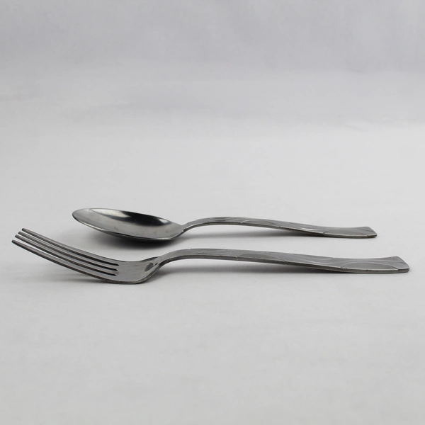 3-Piece Set Cuisinart Unity Frost Flatware, Stainless Steel