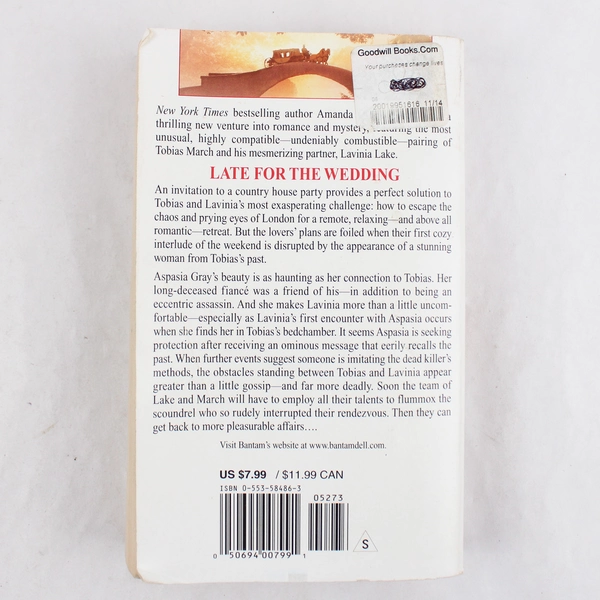 Late for the Wedding Amanda Quick 2004 Bantam Books Paperback