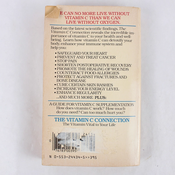 The Vitamin C Connection by Drs. Cherakin Ringsdorf and Sisley Bantam PB
