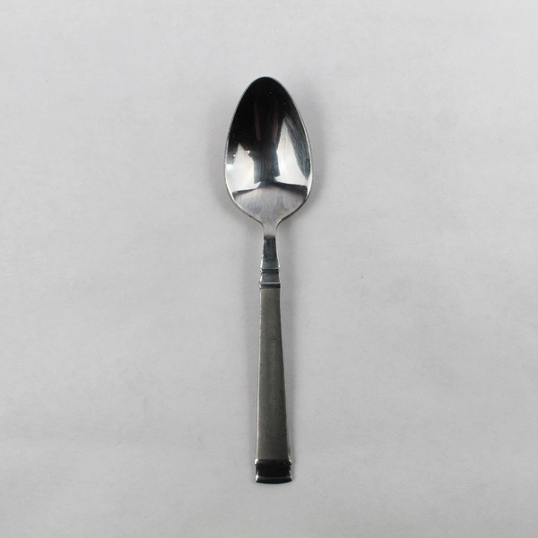 Cuisinart Rings Frost Teaspoon, 6.25" Stainless Steel Flatware