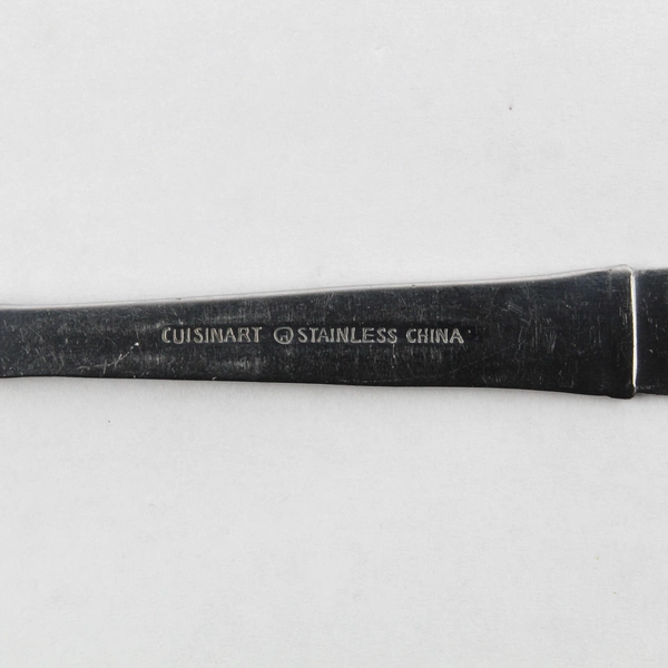 Cuisinart Rings Frost Teaspoon, 6.25" Stainless Steel Flatware