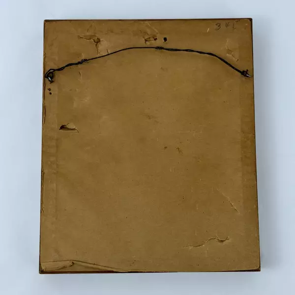 Vtg Framed Gretel Art Print By German Artist Wilhelm Von Kaulbach 8.5 x 7 Inch