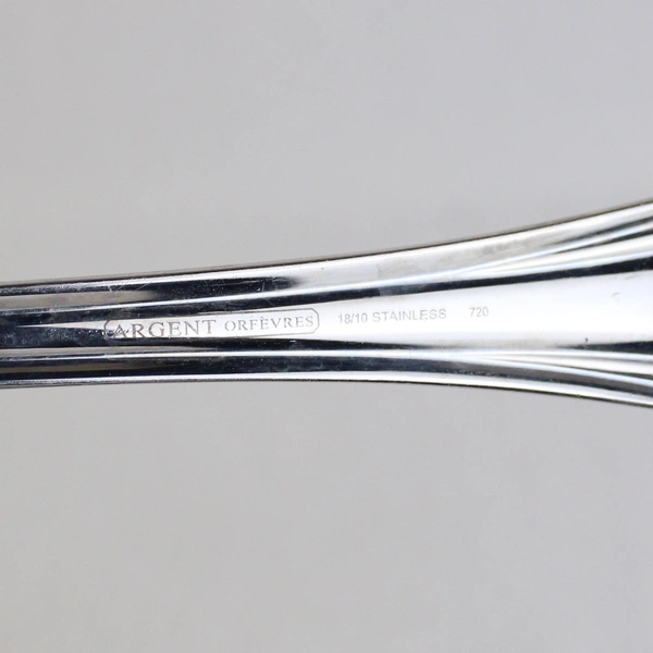 Lot Of 5 Argent Orfèvres Hampton Silversmith Stainless Soup Spoons