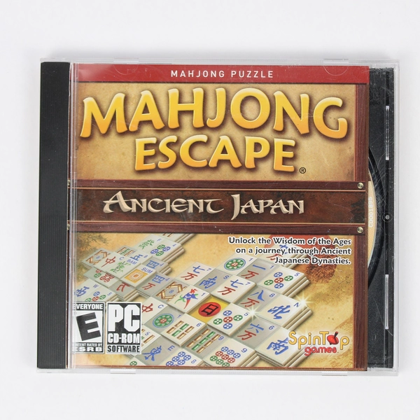 Mahjong Escape: Ancient Japan PC CD-ROM Software 2007 SpinTop Games
