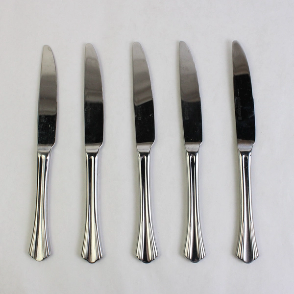 Lot Of 5 Argent Orfèvres Hampton Silversmith (Stainless) Modern Solid Knives