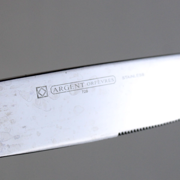 Lot Of 5 Argent Orfèvres Hampton Silversmith (Stainless) Modern Solid Knives