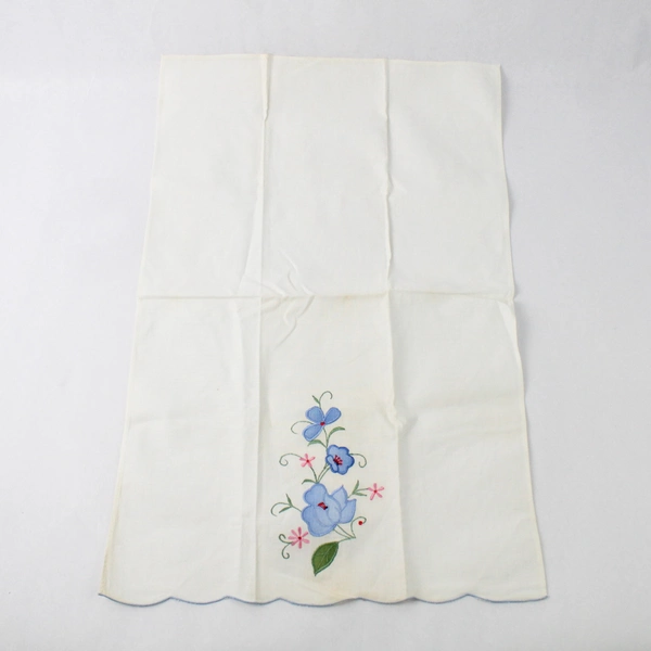 Lot of 14 Floral Print and Off White Napkins DIY Fabric Cutters