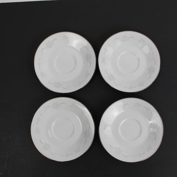 Set of 4 Noritake China Casablanca 6842 Fruit Dessert Bowls Discontinued Floral