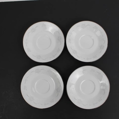 Set of 4 Noritake China Casablanca 6842 Fruit Dessert Bowls Discontinued Floral