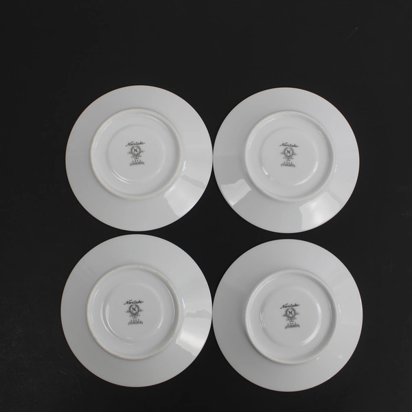 Set of 4 Noritake China Casablanca 6842 Fruit Dessert Bowls Discontinued Floral